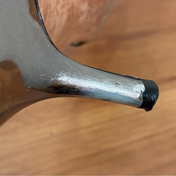 COACH Hellena Black Soft Patent Leather T-strap Kitten Heels Sandals Size 7.5B - Picture 15 of 16